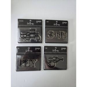 Heidi Swapp Clear Stamps Assorted Lot of 4